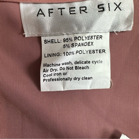 After Six Elegant Velvet Wrap Dress, Flutter Sleeve, Rose Pink, Regencycore, XS - Picture 10 of 13